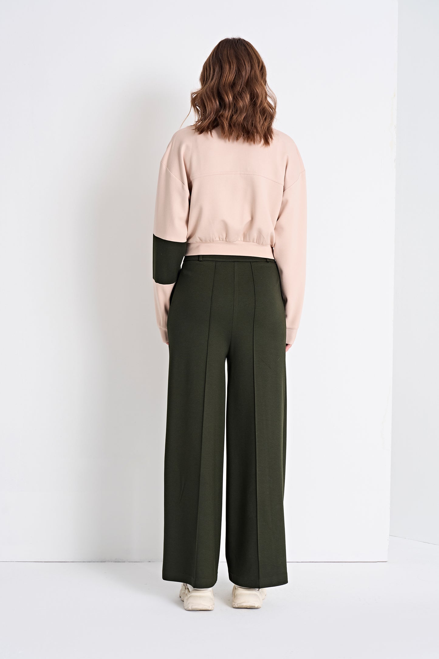 Bomber Jacket and Wide-Leg Pants (Bottom)
