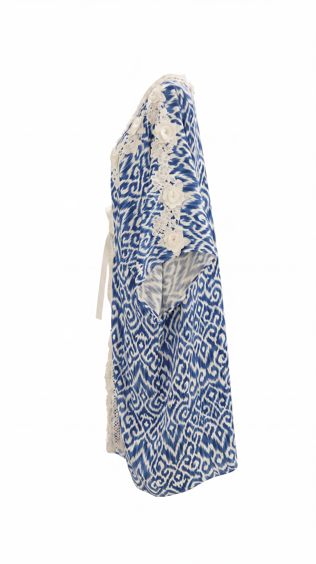 Mer Kimono - Blue Ikat