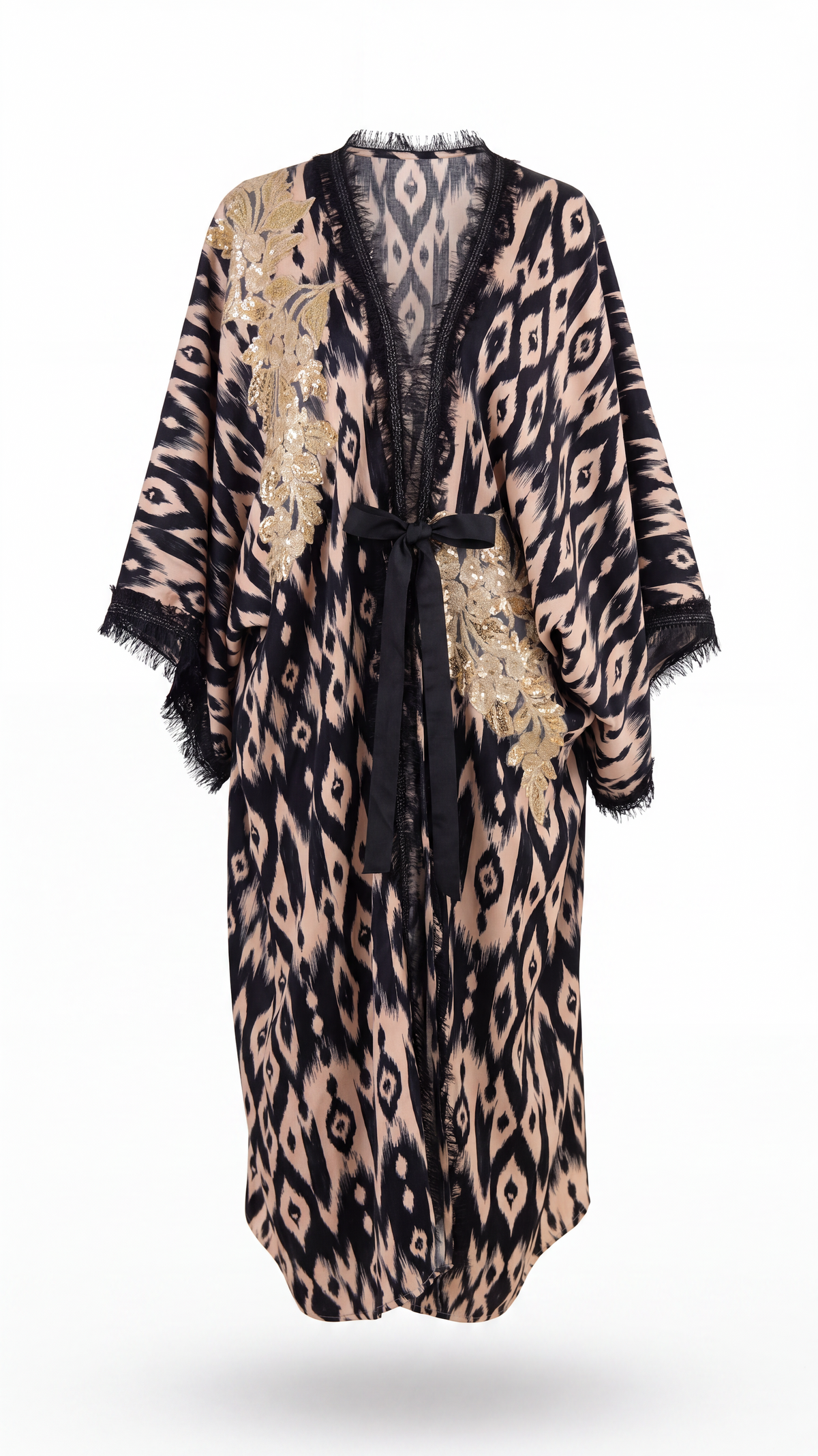 Nui Kimono - Gold Ikat