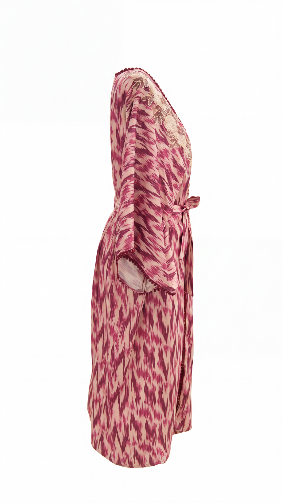 Fue Kimono - Pink Ikat