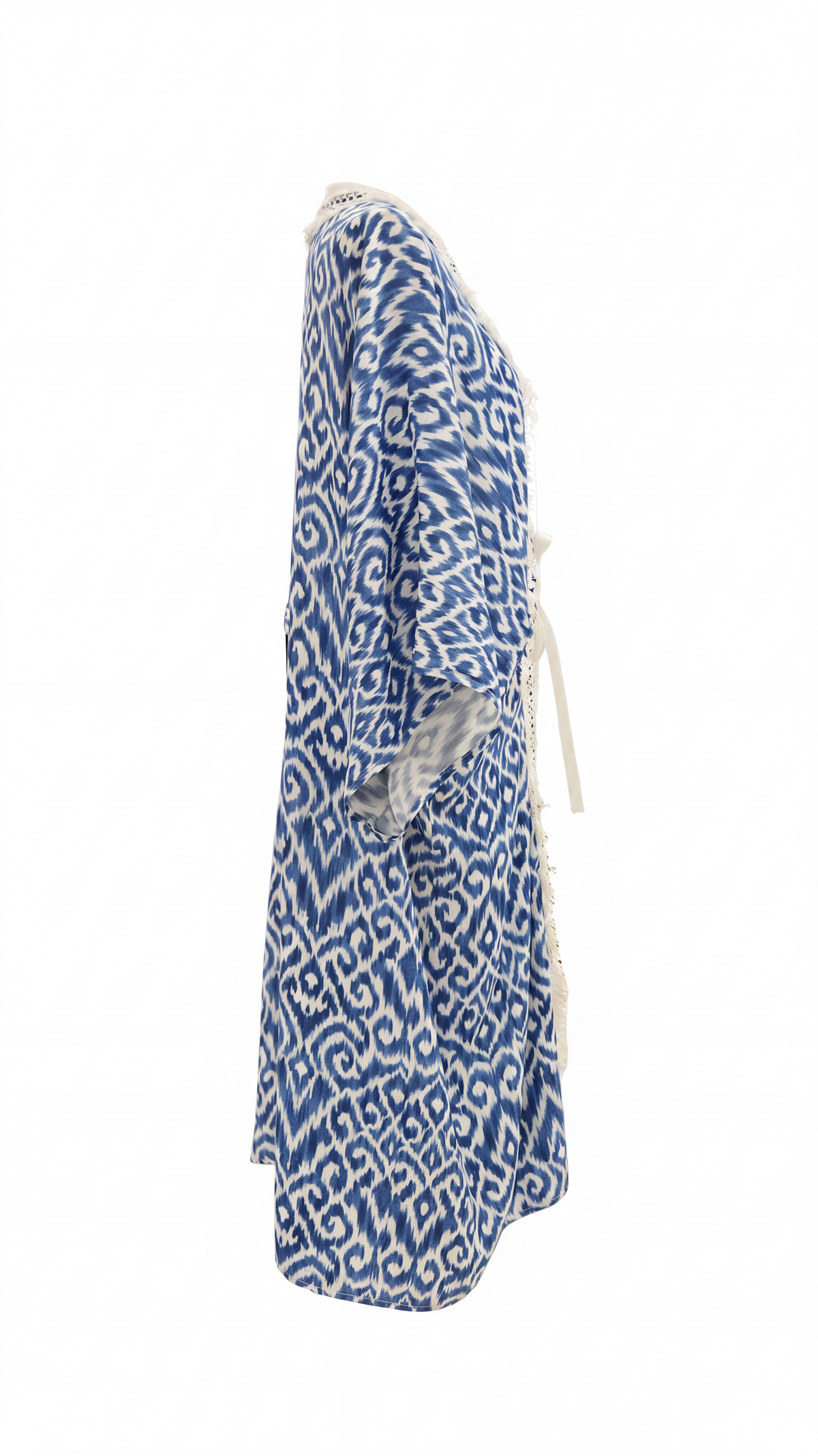 Mer Kimono - Blue Ikat