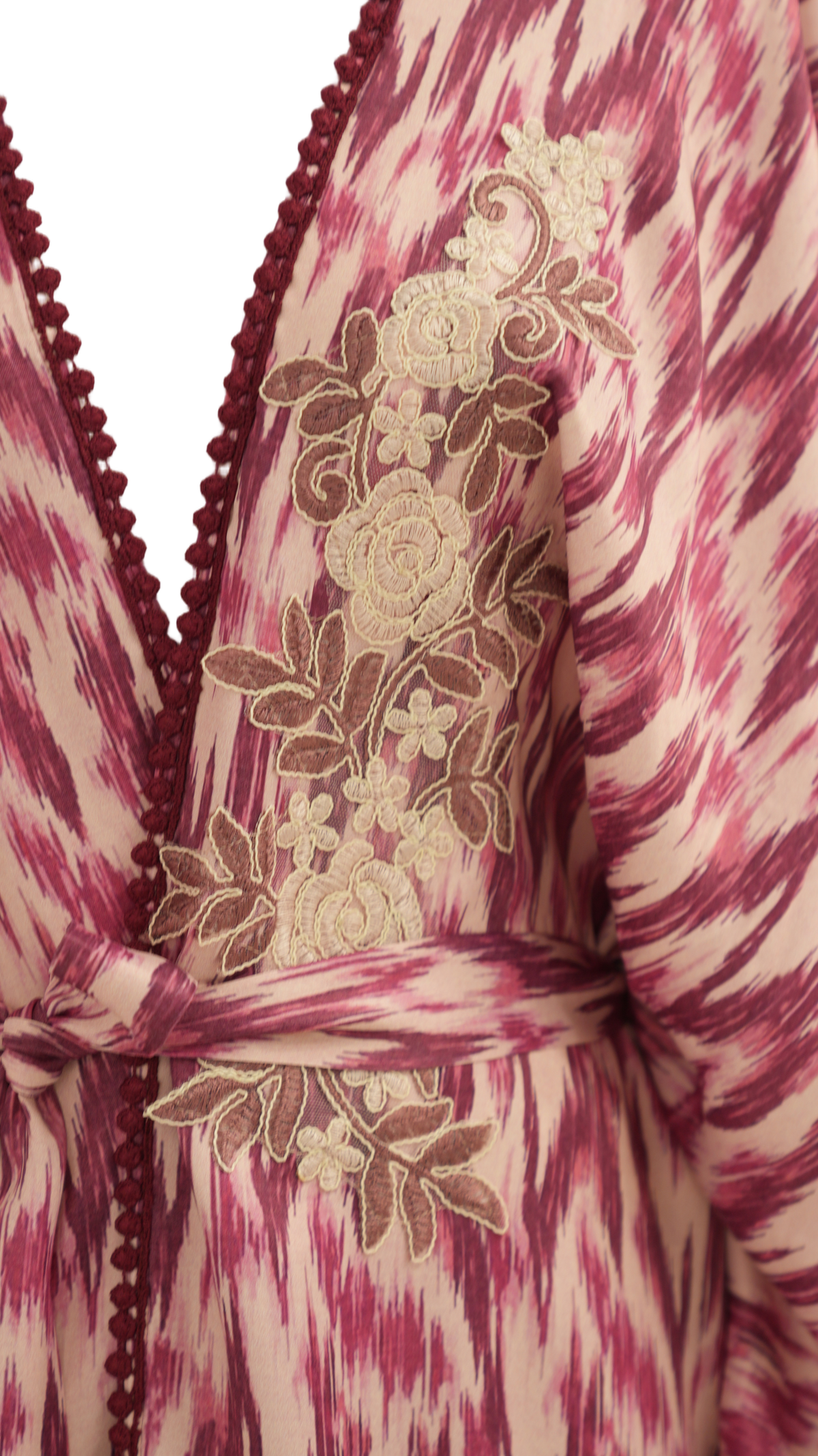 Fue Kimono - Pink Ikat